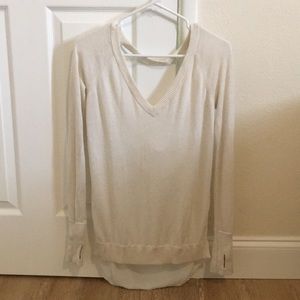 Lululemon Cream Lightweight Sweater